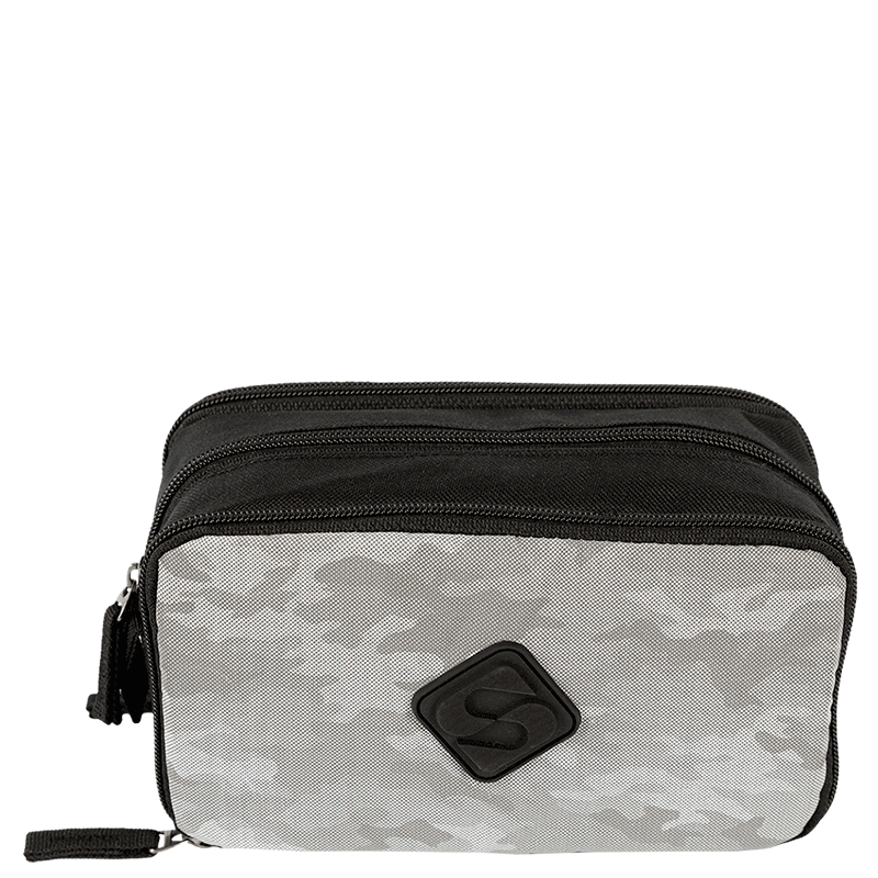 Estojo Box Especial 3 Compartimentos Tactical Snow - Preto e Cinza