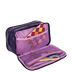 Estojo Box Especial 3 Compartimentos Capricho Puffer Azul - Metálico