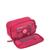 Estojo Box Especial 3 Compartimentos Crinkle Rosa - Pink