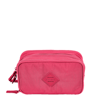 Estojo Box Especial 3 Compartimentos Crinkle Rosa - Pink