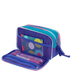 Estojo Box Especial 3 Compartimentos Degradê Azul - Caribe