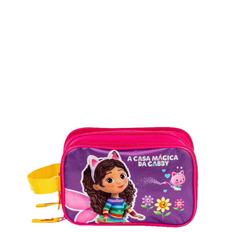 Estojo Box Especial 3 Compartimentos Gabby Rainbow - Colorido