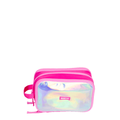 Estojo Box Especial 3 Compartimentos Sestini Girls - Holográfico