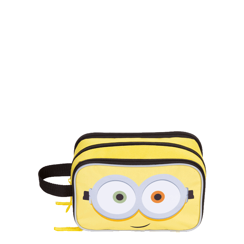 Estojo Box Especial 3 Compartimentos Minions X - Colorido
