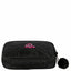 Kit  Mochila Grande mais Lancheira 2 Compartimentos Abertura em U e Estojo Box Especial Capricho Crush - Preto