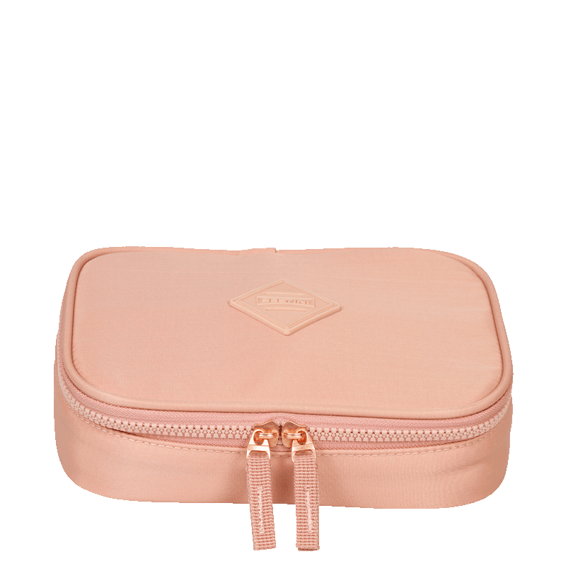 Estojo Box Especial Sestini Crinkle - Rosa - Nude
