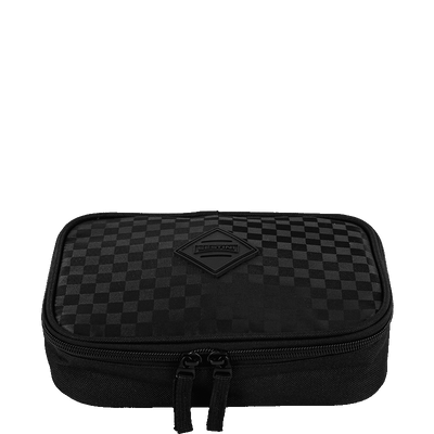 Estojo Box Especial Nailon - Xadrez Preto