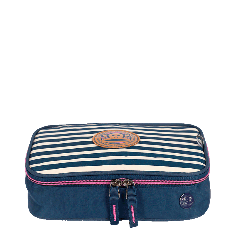 Estojo Box Especial Paul Frank World Navy Azul - Marinho