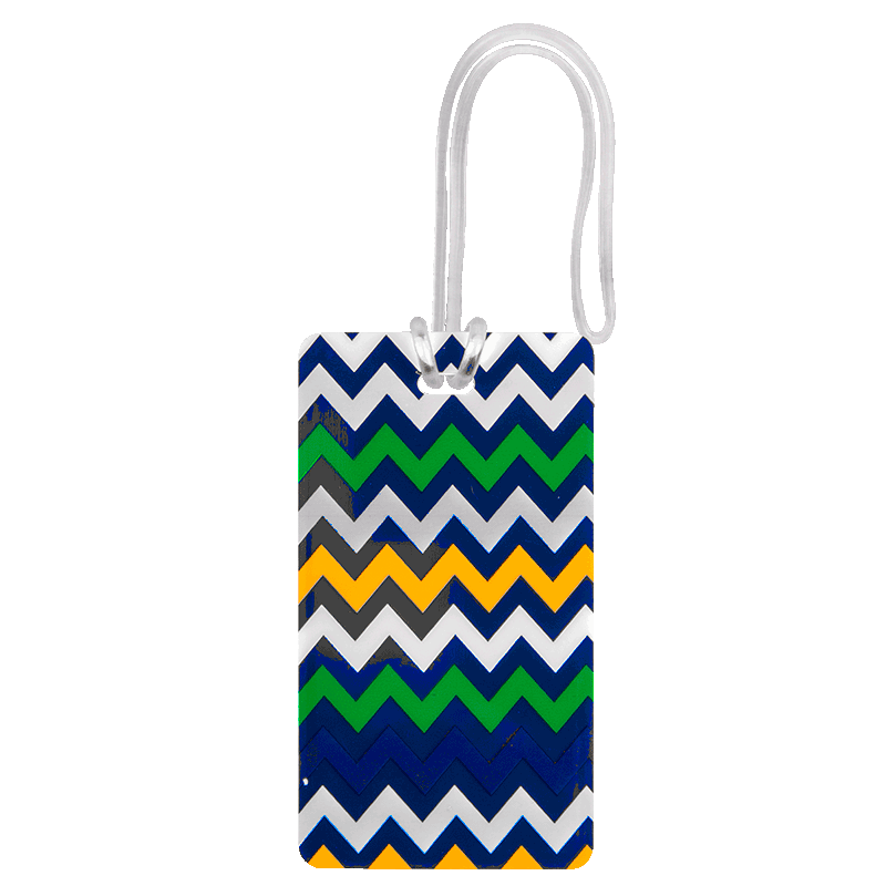 Identificador de Bagagem Colorido - Chevron BR