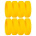 Kit com 8 Capas Protetoras de Rodas em Silicone - Amarelo
