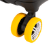 Kit com 8 Capas Protetoras de Rodas em Silicone - Amarelo