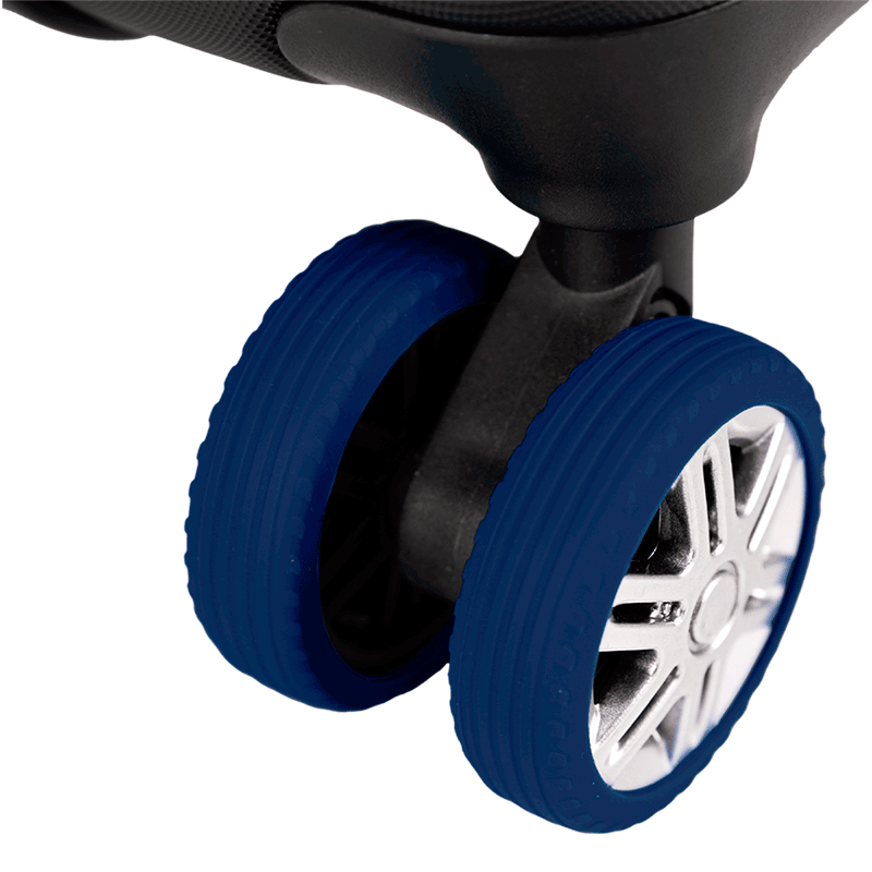 Kit 8 Capas Protetoras de Rodas em Silicone - Azul