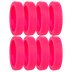 Kit 8 Capas Protetoras de Rodas em Silicone - Rosa