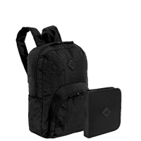 Kit  Mochila Grande Sestini Happy Crinkle e Estojo Artistico - Preto