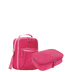 Kit Lancheira Pocket e Estojo Box Especial Sestini Crinkle Rosa - Pink