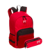 Kit Mochila Grande E Estojo 2 Compartimentos Chicago Bulls - Vermelho