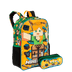 Kit Mochila Grande e Estojo 2 Compartimentos Minecraft Funtage - Colorido