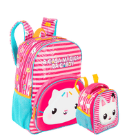 Kit  Mochila Grande e Lancheira Grande Gabby X Friendship - Colorido