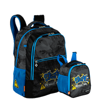 Kit  Mochila Grande e Lancheira Grande Sestini X Grafitti - Colorido