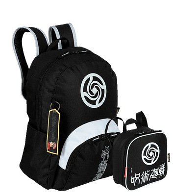 Kit  Mochila Grande e Lancheira Pequena Jujutsu M Anime - Colorido
