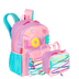 Kit  Mochila Grande e Lancheira Pequena X Colors Girls - Colorido