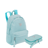 Kit  Mochila Grande e Estojo Box Especial Capricho Hype - Verde