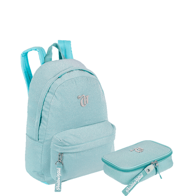 Kit  Mochila Grande e Estojo Box Especial Capricho Hype - Verde