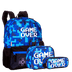 Kit Mochila Grande mais Lancheira Pequena e Estojo 2 Compartimentos Sestini Plus Colorido - Game 2