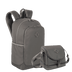 Kit  Mochila Grande Sestini Magic e Lancheira 2 Compartimentos Sestini Hydroblock - Cinza
