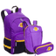Kit Mochila Grande mais Mochila Compacta e Estojo 2 Compartimentos Colorido - Lakers