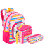 Kit  Mochila Média mais Lancheira Especial e Estojo 2 Compartimentos Sestini Kids X Cat 4 - Colorido