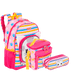 Kit  Mochila Média mais Lancheira Especial e Estojo 2 Compartimentos Sestini Kids X Cat 4 - Colorido