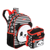 Kit  Mochila Média e Lancheira Especial Sestini Kids X Panda 4 - Colorido