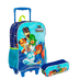 Kit  Mochilete e Estojo 2 Compartimentos Pj Masks M Power Heroes - Colorido