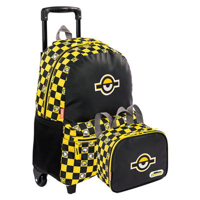 Kit Mochilete Grande e Lancheira Pequena Minions M Plus Chess - Colorido