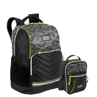 Kit Mochila Grande e Lancheira Especial Sestini Y Camuflado - Colorido