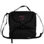 Kit  Mochila Grande mais Lancheira 2 Compartimentos Abertura em U e Estojo Capricho Crush - Preto