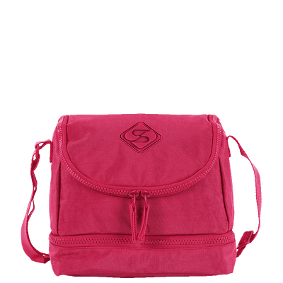 Lancheira 2 Compartimentos Sestini Lunch Crinkle 2 Rosa - Pink