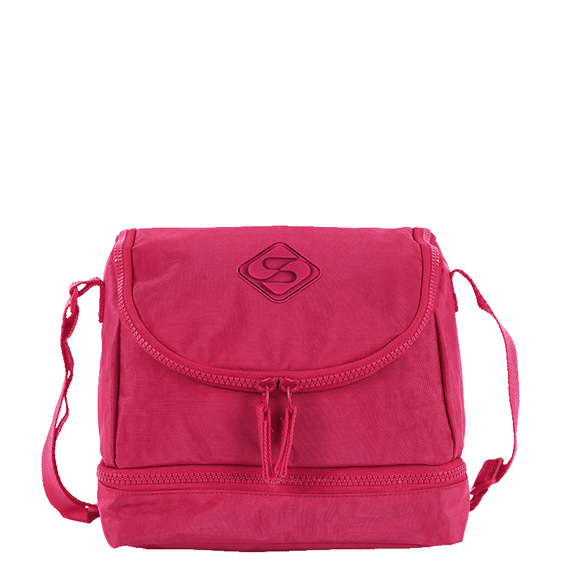 Lancheira 2 Compartimentos Sestini Lunch Crinkle 2 Rosa - Pink