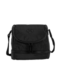 Lancheira 2 Compartimentos Sestini Lunch Crinkle 2 - Preto