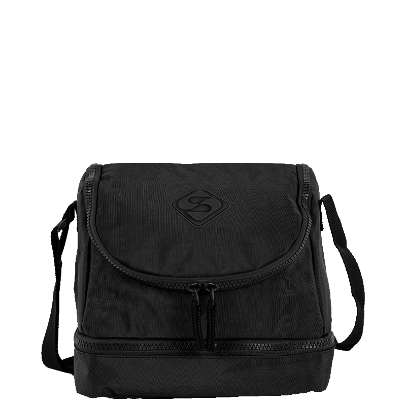 Lancheira 2 Compartimentos Sestini Lunch Crinkle 2 - Preto