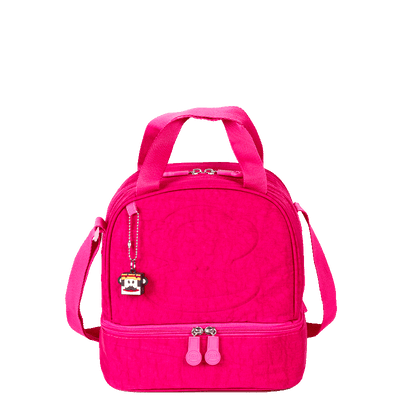 Lancheira 2 Compartimentos Paul Frank Classics - Dark Rosa - Pink