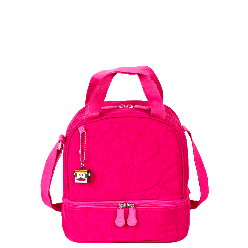 Lancheira 2 Compartimentos Paul Frank Classics - Dark Rosa - Pink