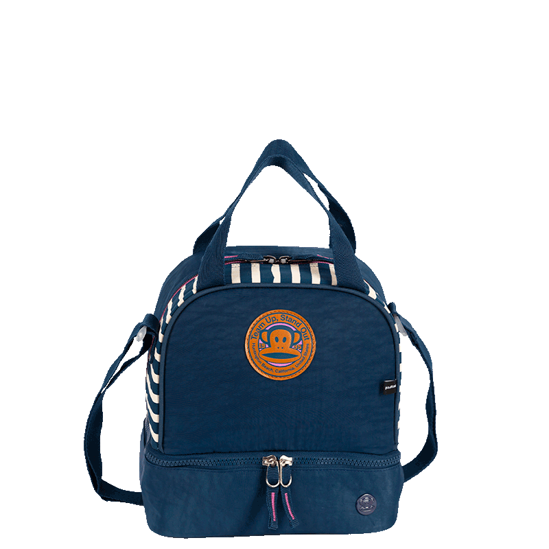 Lancheira 2 Compartimentos Paul Frank World Navy Azul - Marinho