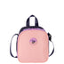 Kit  Mochila 2 Compartimentos e Lancheira Grande Capricho Block - Coral