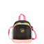 Kit  Mochila Grande mais Lancheira Grande e Estojo 2 Compartimentos Capricho Contrast - Preto e Rosa