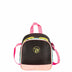 Kit  Mochila Grande mais Lancheira Grande e Estojo 2 Compartimentos Capricho Contrast - Preto e Rosa