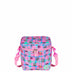 Kit  Mochila Carrinho Externo mais Lancheira Grande e Estojo 2 Compartimentos Capricho Student - Rosa Claro