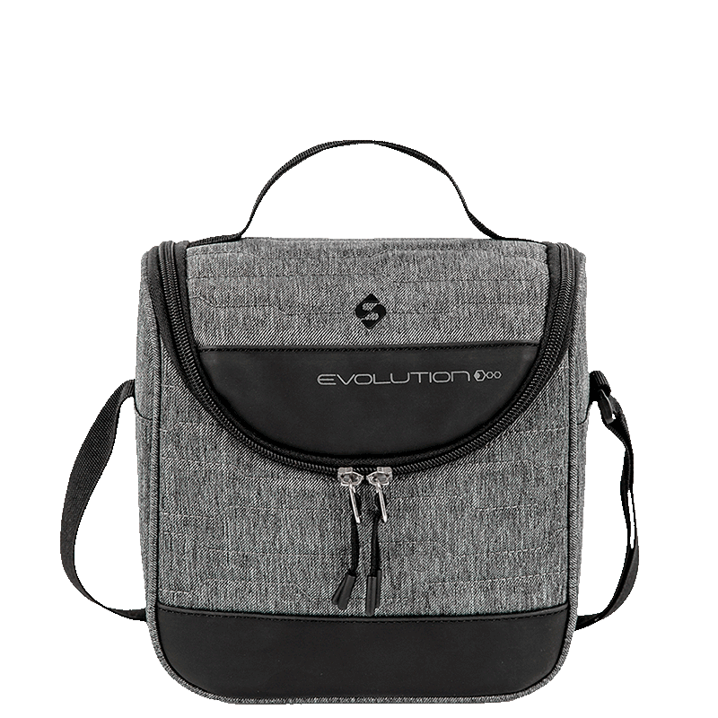 Lancheira Grande Sestini Evolution Ultra - Cinza Carbon