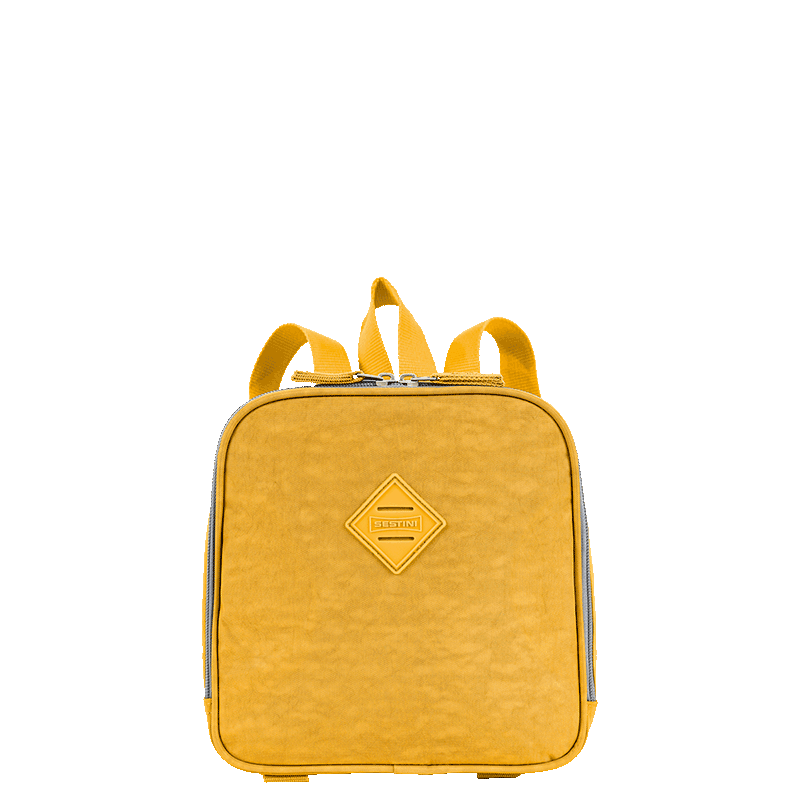 Lancheira Grande Sestini Lunch Crinkle - Amarelo